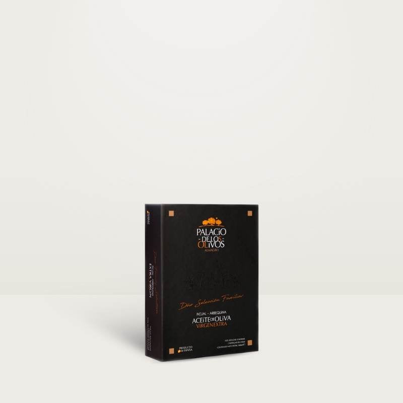 Palacio de los Olivos Picual et Arbequina caisse de 250 ml