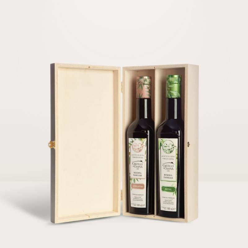 Estuche Aceite Castillo de Canena Picual y Arbequina