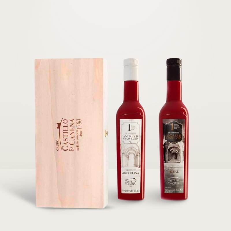 Estuche Aceite Castillo de Canena Picual y Arbequina 500 ml
