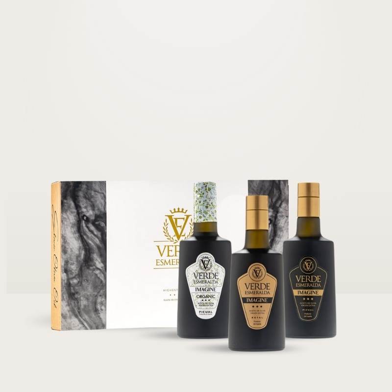 Estuche Aceite Verde Esmeralda Imagine