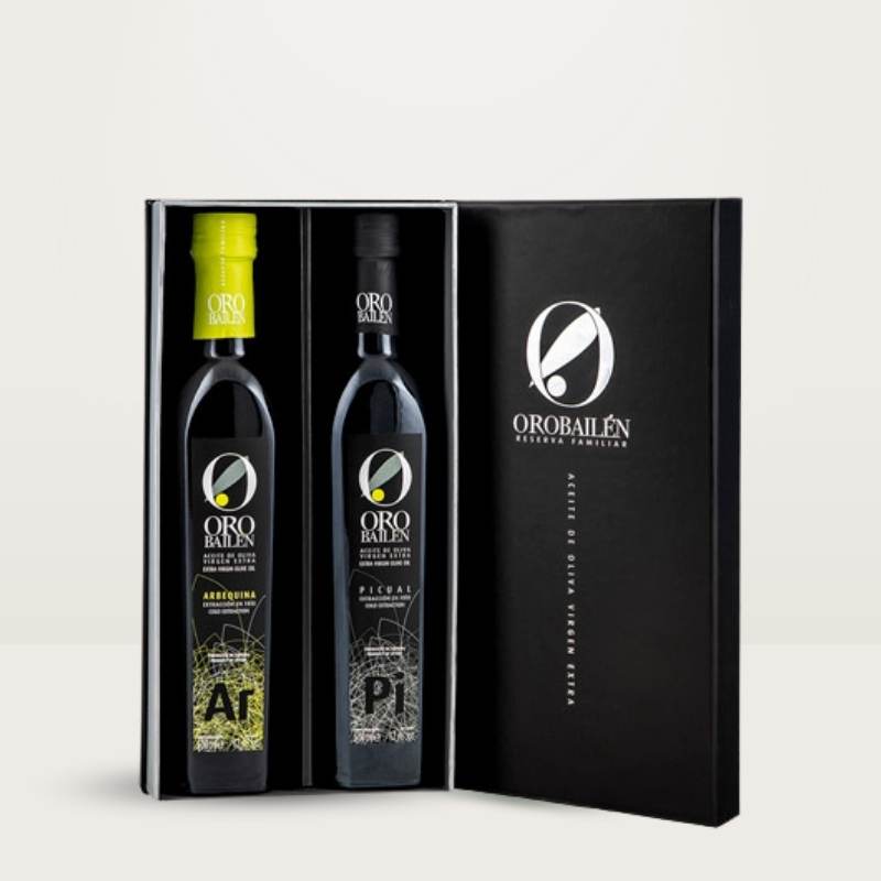 Estuche Regalo Oro Bailén Picual y Arbequina 500 ml