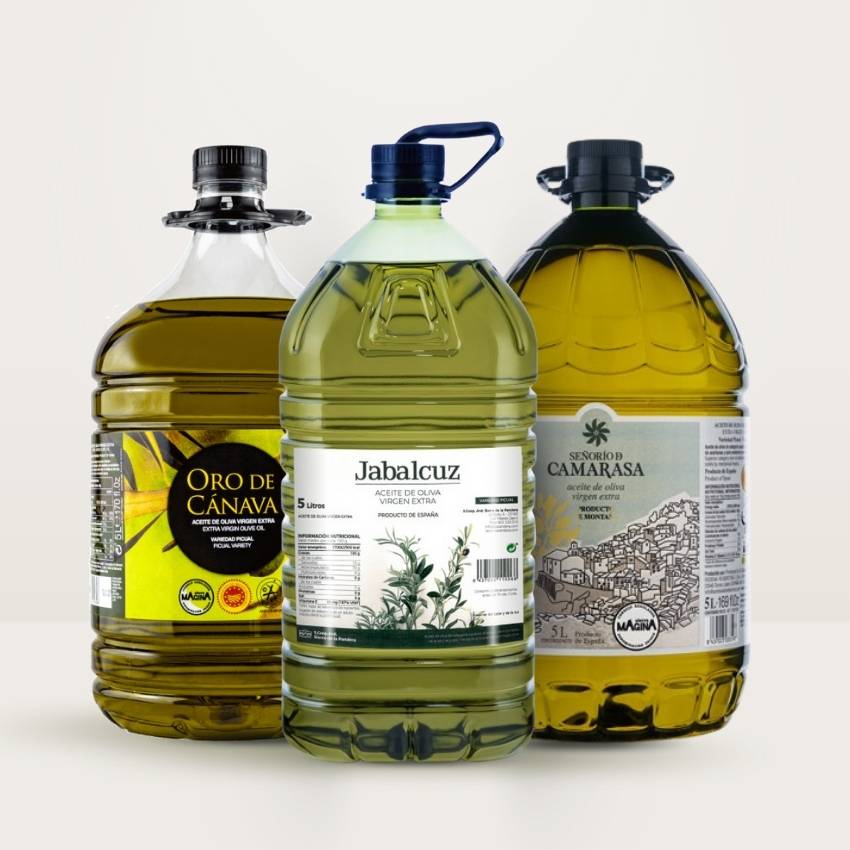 Pack 3 Garrafas Aceite de Oliva Virgen Extra de Jaén