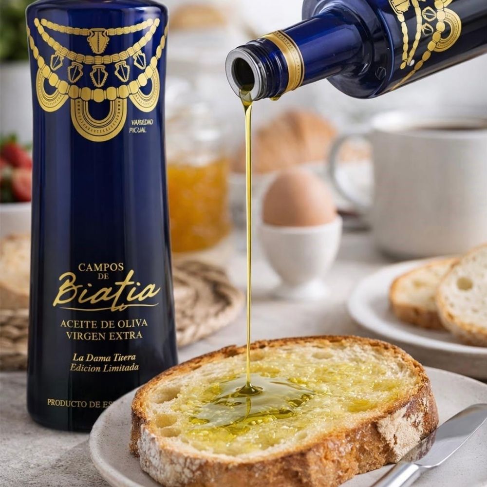 aceite de oliva virgen extra Campos de Biatia La Dama Íbera Picual