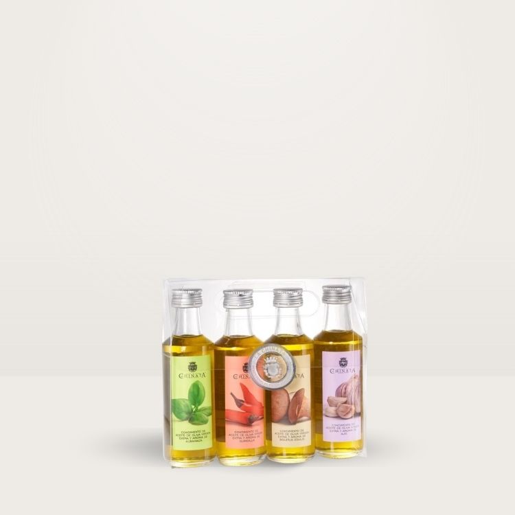 aceite de oliva virgen extra Estuche La Chinata 4 Condimentos 25 ml