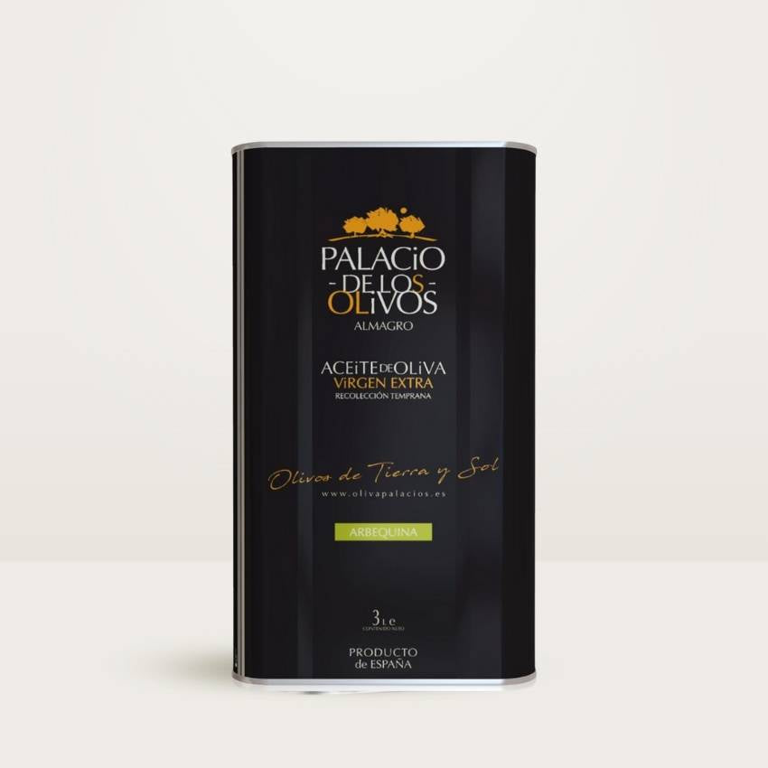 aceite de oliva virgen extra Lata Palacio de los Olivos Arbequina 3L