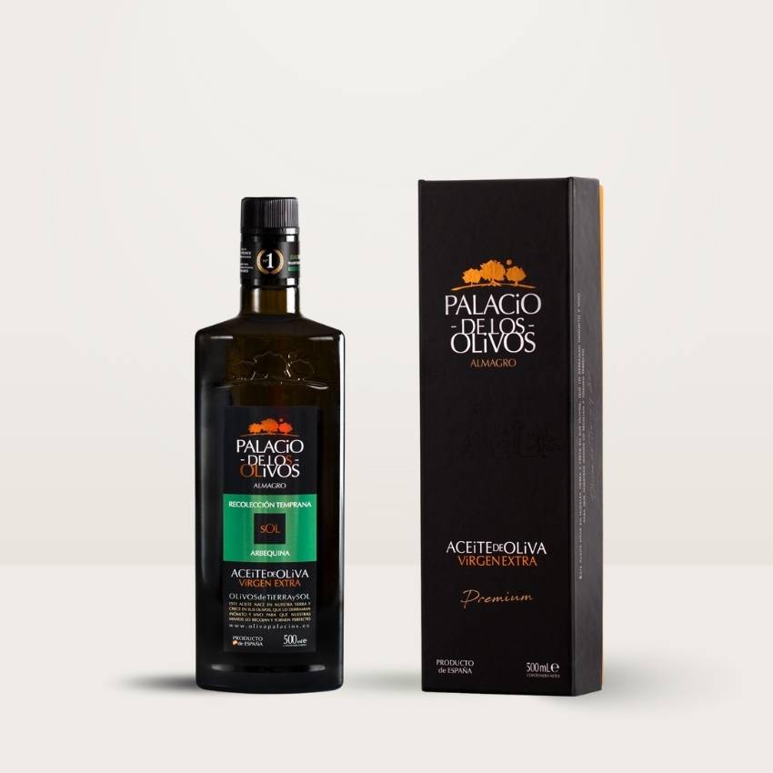 aceite de oliva virgen extra Palacio de los Olivos Arbequina 500 ml