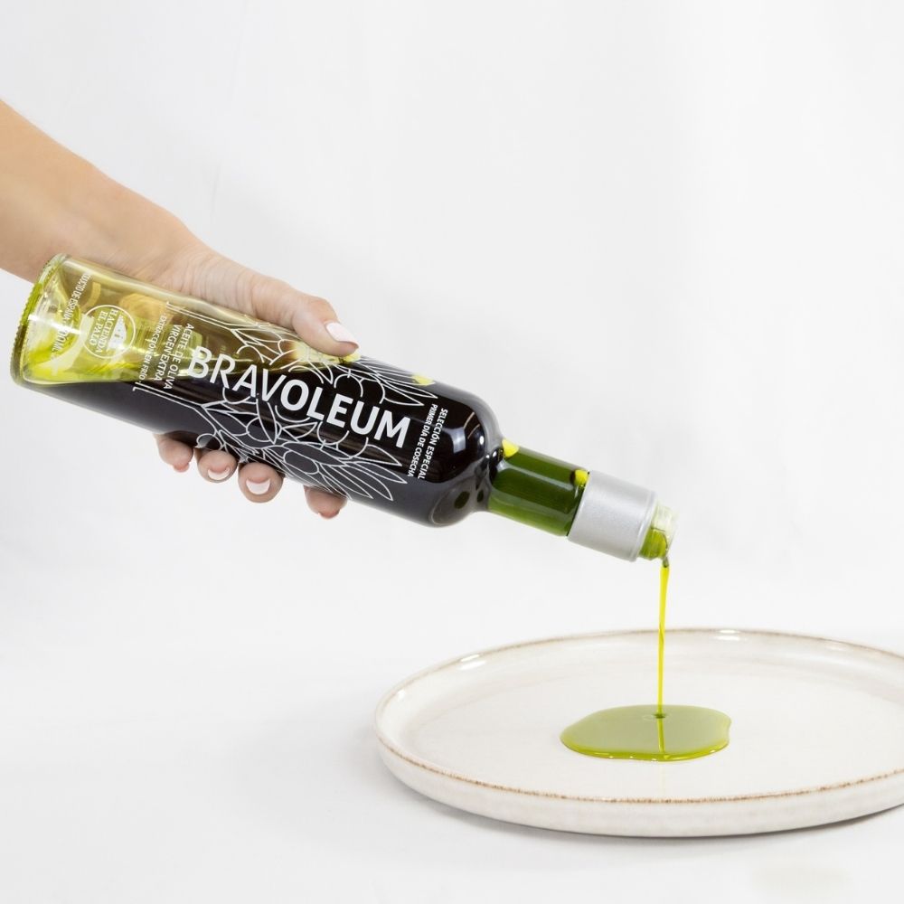 aceite de oliva virgen extra bravoleum primer dia de cosecha 500ml aove