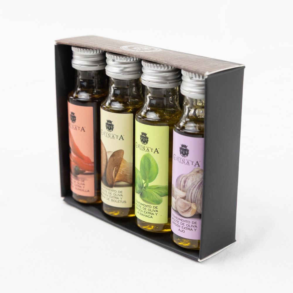 aceite de oliva virgen extra la chinata 4 condimentos estuche 25ml