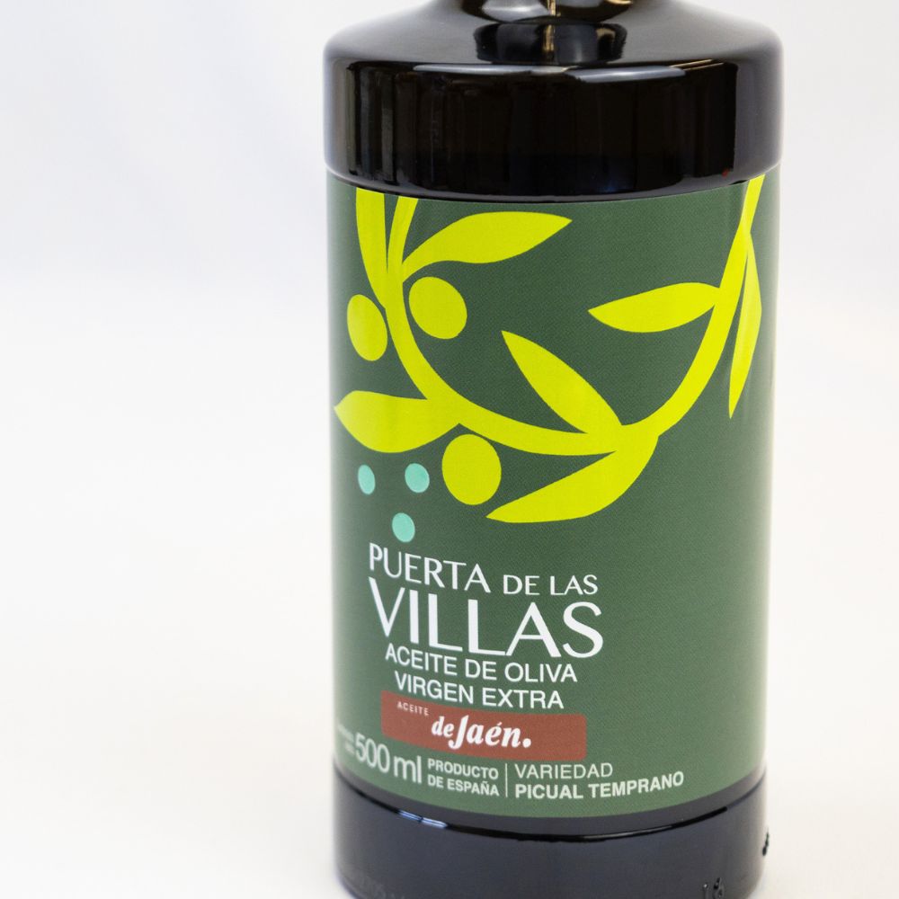 aceite de oliva virgen extra puerta de las villas argos picual picual temprano