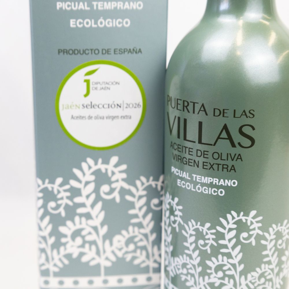 aceite de oliva virgen extra puerta de las villas ecologico jaen seleccion picual temprano