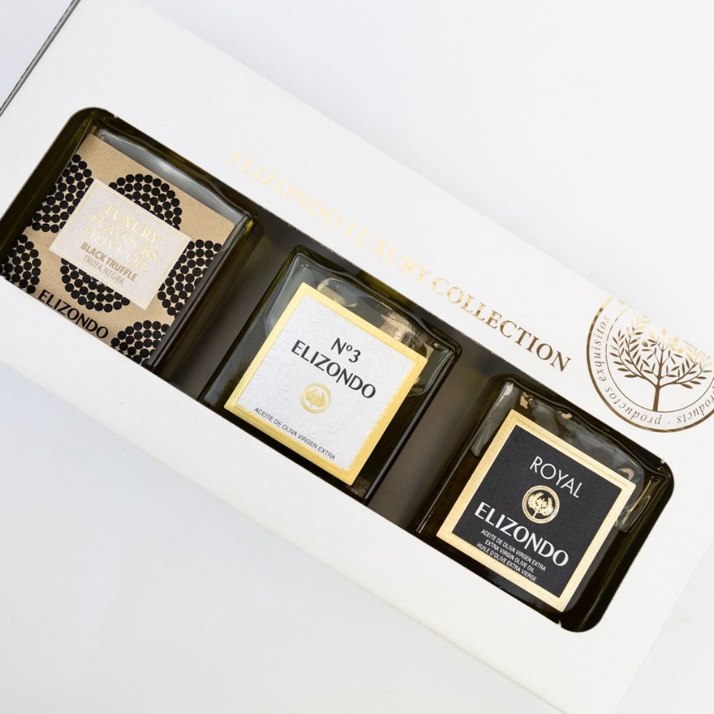 aove aceite de oliva virgen extra estuche elizondo luxury collection 200