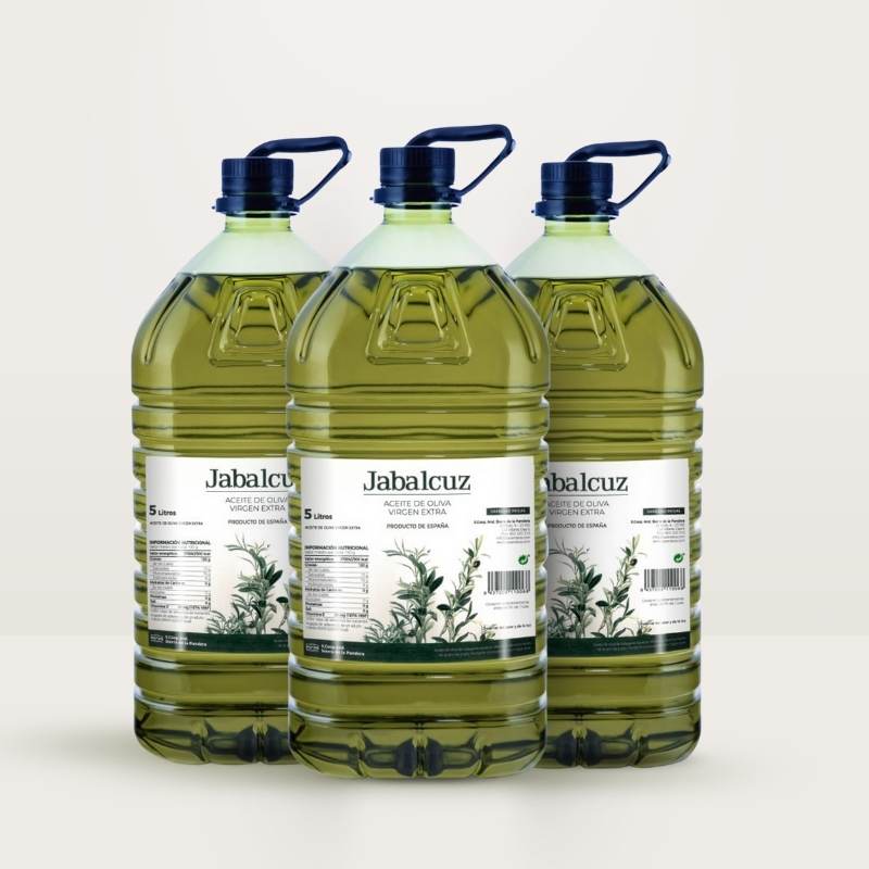 pack garrafas de aceite jabalcuz picual