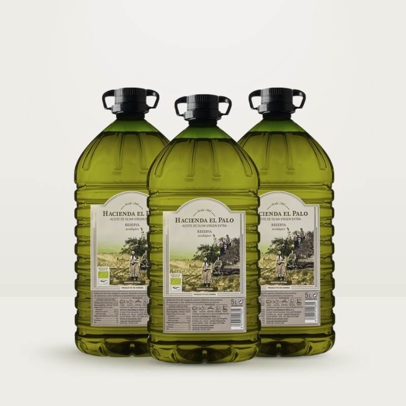 garrafa de aceite oliva ecológico