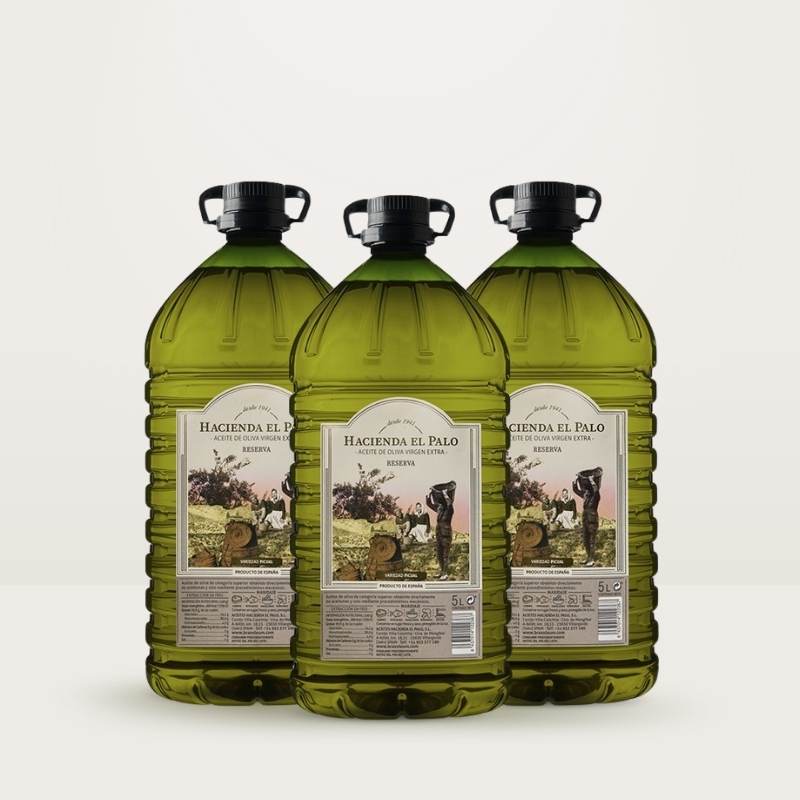 garrafa aceite de oliva hacienda del palo  reserva