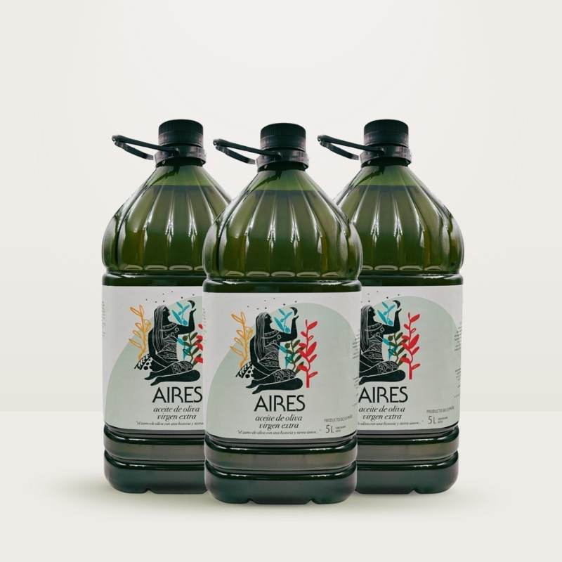 Aceite Garrafas Aires de Jaen