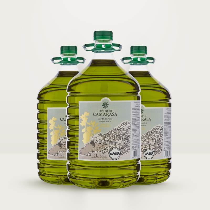 Pack 3 Garrafas Señorío de Camarasa Picual 5 L