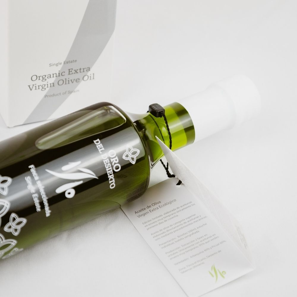 aceite de oliva virgen exra oro del desierto edicion limitada