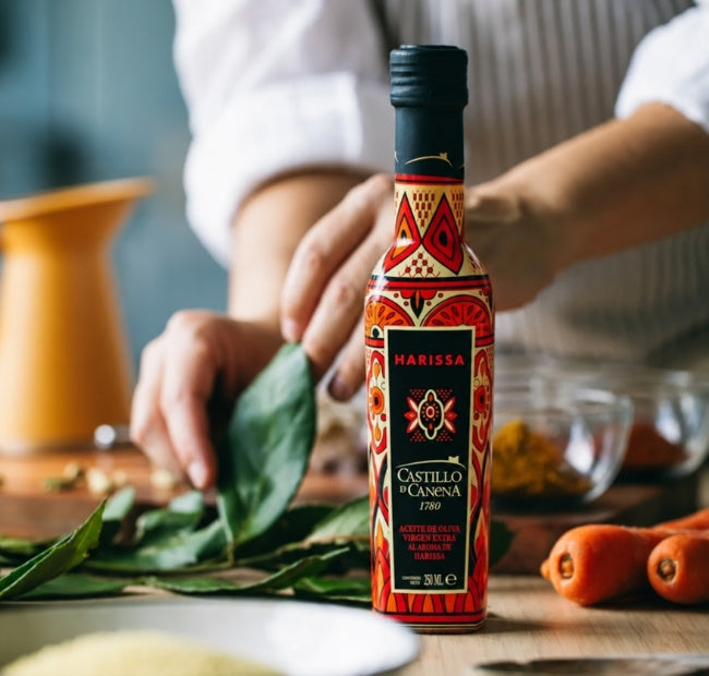 aceite de oliva virgen extra Castillo de Canena Arbequina & Harissa 250 ml