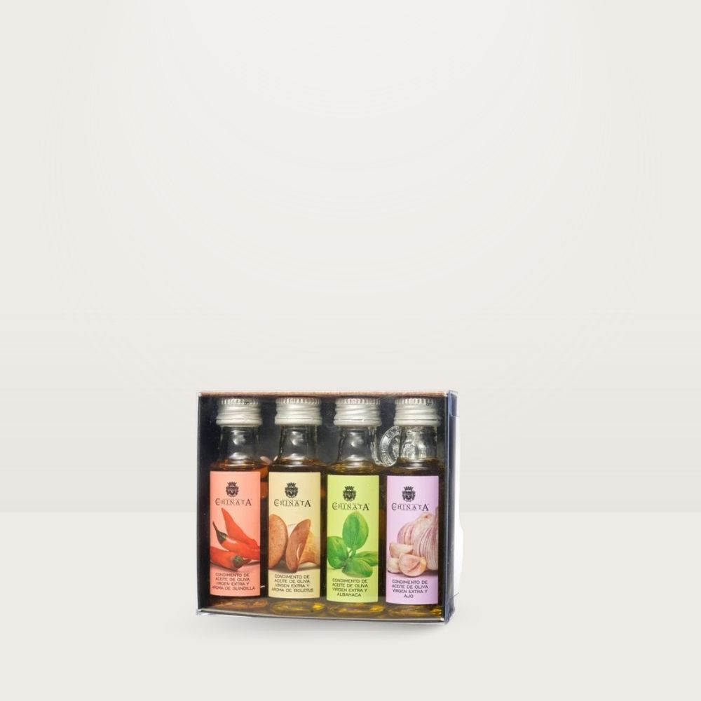 aceite de oliva virgen extra Estuche La Chinata 4 Condimentos 25ml