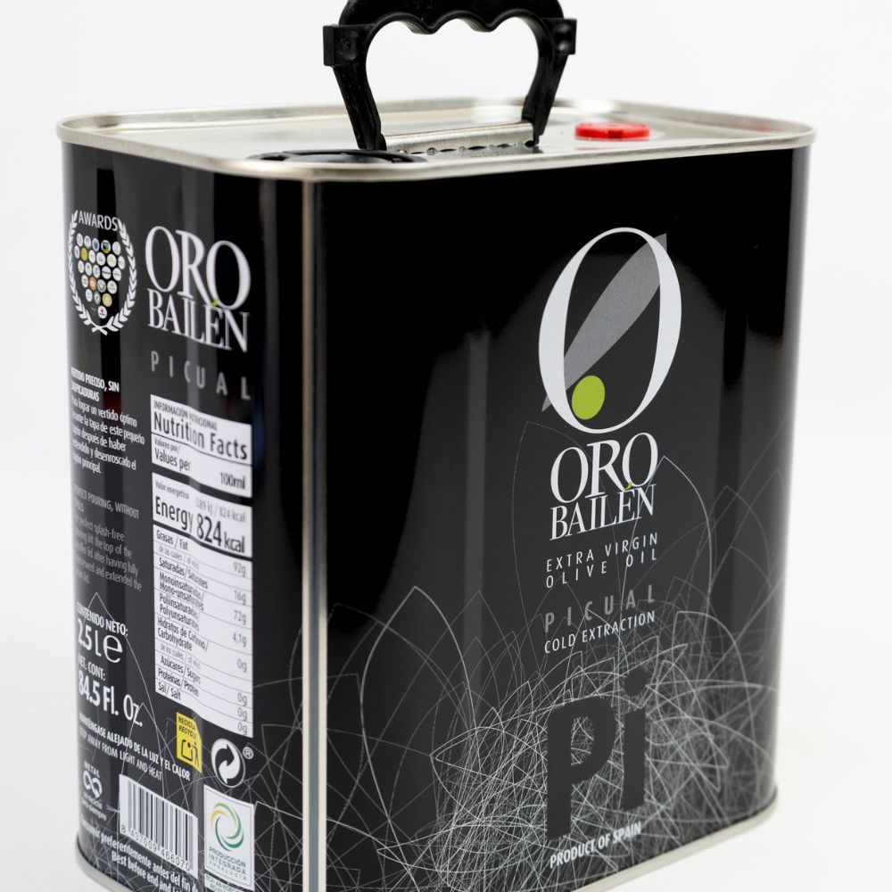 aceite de oliva virgen extra Lata 2,5L Oro Bailén Picual 