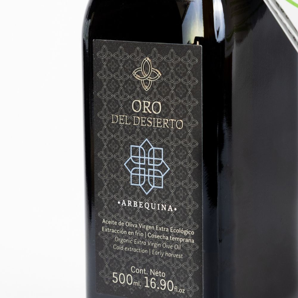 aceite de oliva virgen extra arbequina oro del desierto