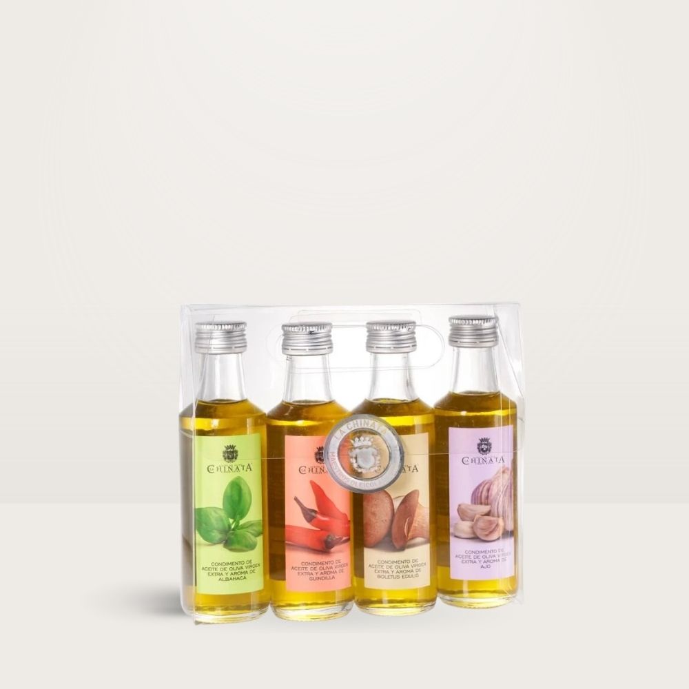 aceite de oliva virgen extra la chinata 4 condimentos 100ml