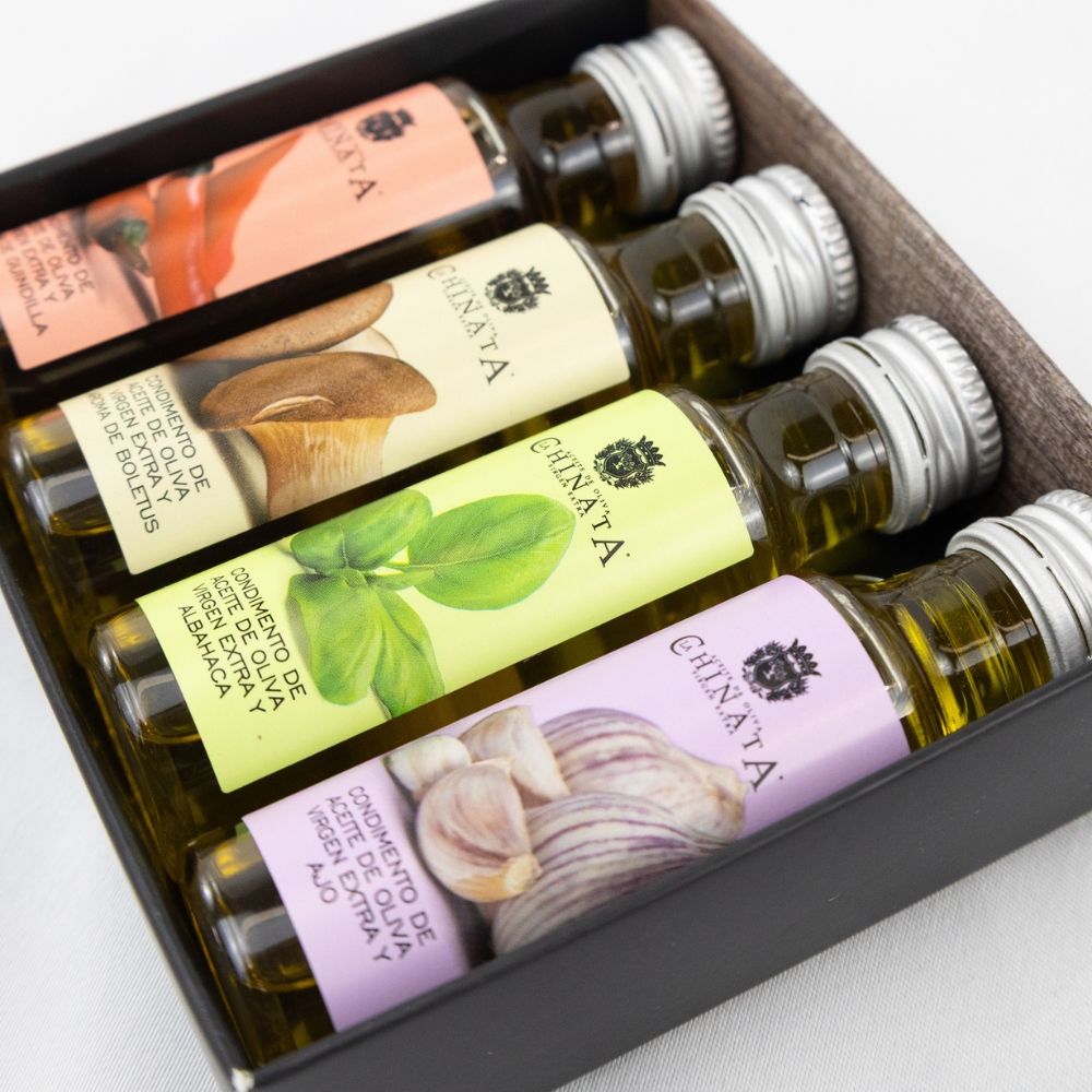 aceite de oliva virgen extra la chinata 4 condimentos estuche 25 ml
