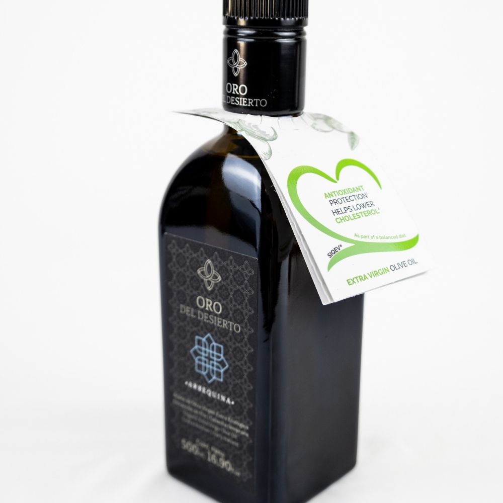 aceite de oliva virgen extra oro del desierto arbequina 500ml