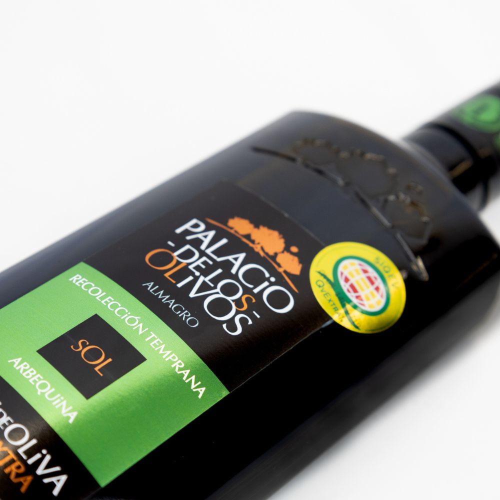 aceite de oliva virgen extra palacio de los olivos arbequina sol 500ml