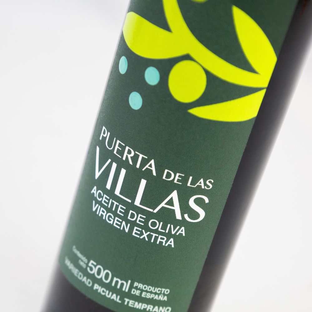aceite de oliva virgen extra puerta de las villas dorica 500ml