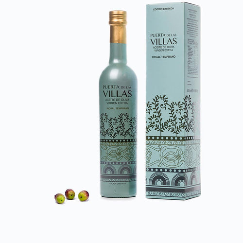 aceite de oliva puerta de las villas picual con estuche 500 ml