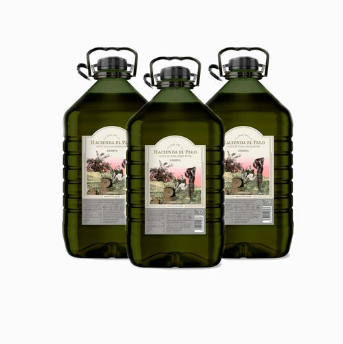 garrafa aceite de oliva hacienda del palo  reserva