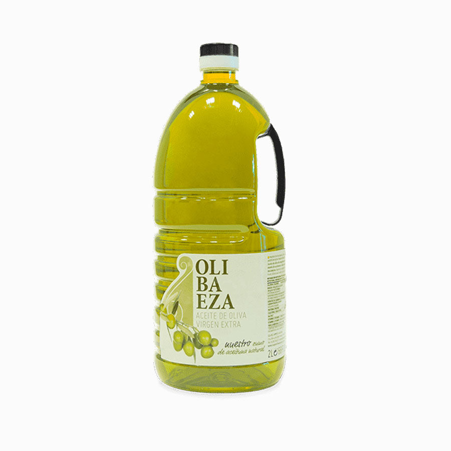 garrafa de aceite de oliva olibaeza 2 litros