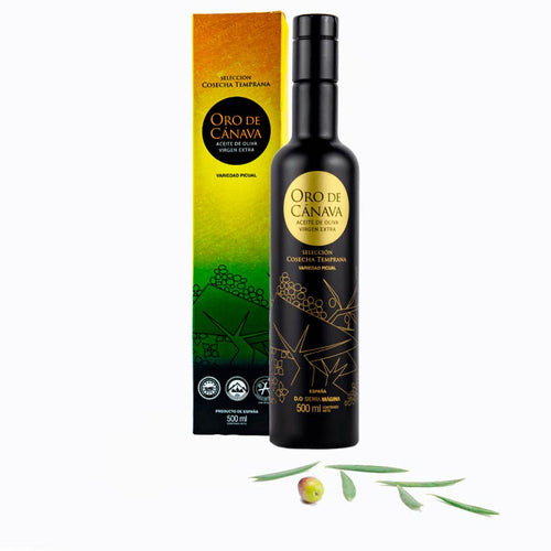 aceite de oliva virgen picual oro de cánava con estuche