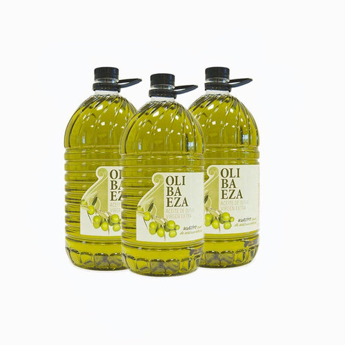 garrafa de aceite de oliva virgen extra olibaeza 5 litros
