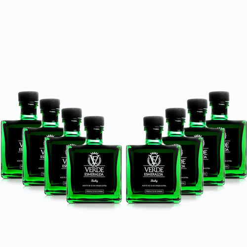 pack verde esmeralda baby picual aceite de oliva virgen extra